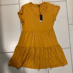 Mustard yellow dress